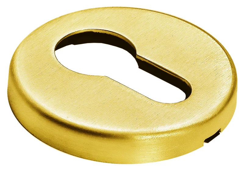 LUX-KH-R5 OSA, накладка на евроцилиндр, цвет - матовое золото фото купить Санкт-Петербург