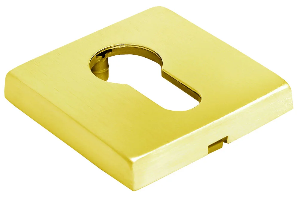 LUX-KH-S5 OSA, накладка на евроцилиндр, цвет - матовое золото фото купить Санкт-Петербург