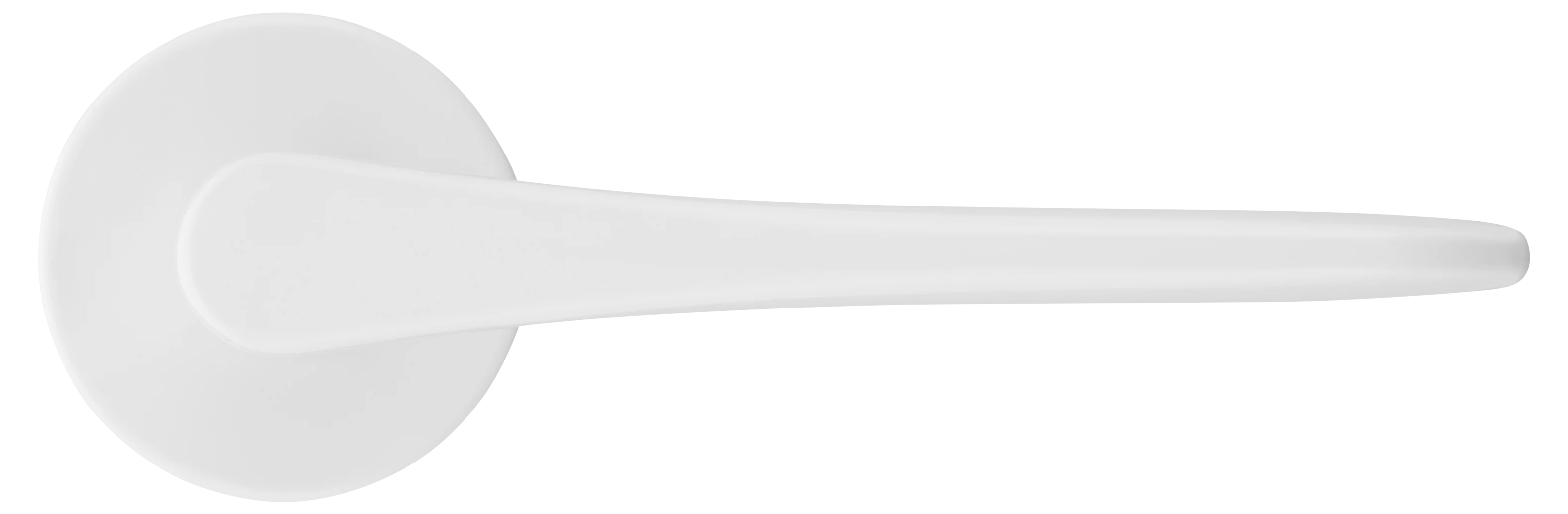 AULA R5 BIA, ручка дверная на розетке 7мм, цвет -  белый фото купить в СПб