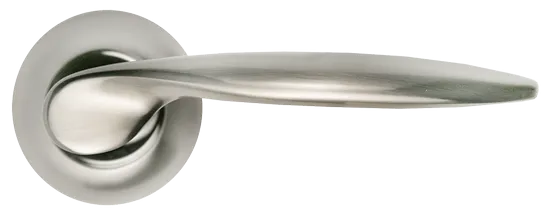 ПОРТАЛ, ручка дверная MH-07 SN, цвет - белый никель фото купить в СПб