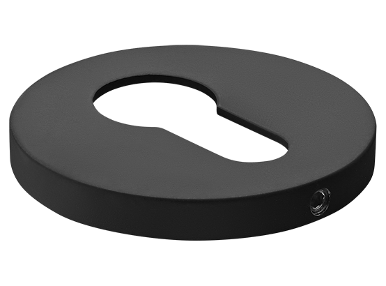 Накладка на ключевой цилиндр, на круглой розетке 6 мм, MH-KH-R6 BL, цвет - чёрный фото купить Санкт-Петербург