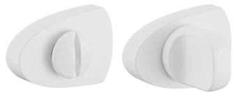 LUX-WC-UN BIA, завертка сантехническая, цвет - белый