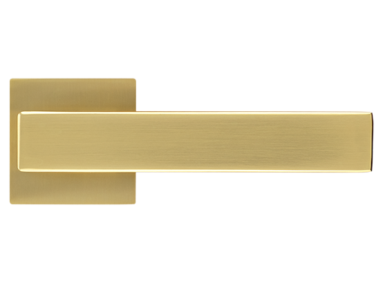 LOT ручка дверная на квадратной розетке 6 мм MH-56-S6 MSG, цвет - мат.сатинированное золото фото купить в СПб